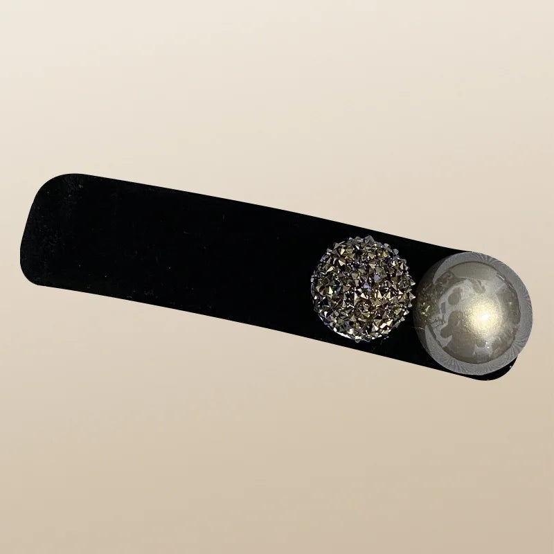 Elegant Crystal Snap Hair Clips