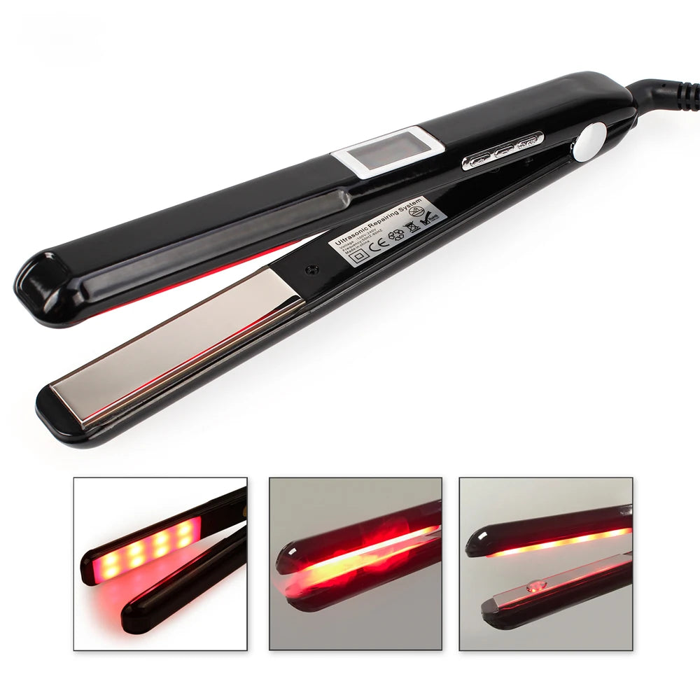 Ultrasonic Infrared Hair Straightener